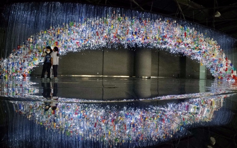 Title: The Shanghai Curtain Exhibition: Window Dressings at Its Best