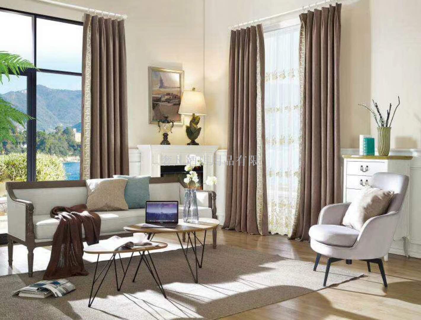 Modern and Simple Living Room Curtains