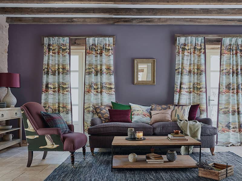 The art of matching living room curtains with sofas