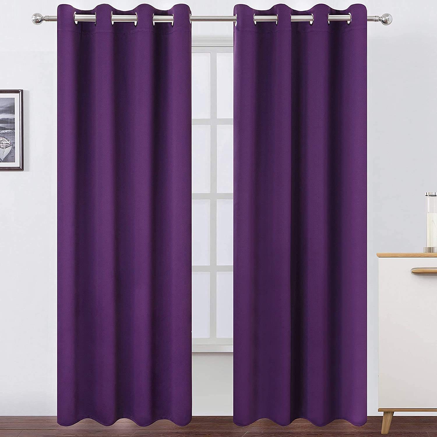 Purple Curtains: The Perfect Match for Your Sofa