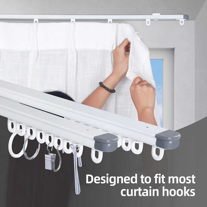 Title: How to Install a Ceiling-Mounted Curtain Track