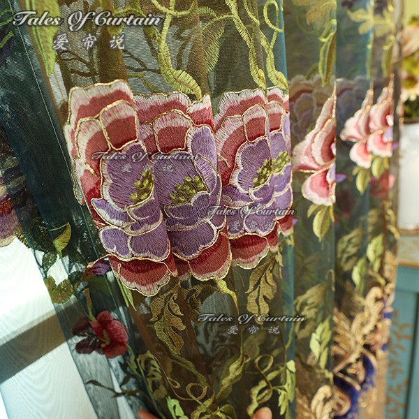 Title: Chinese Curtain Fabric Art Network