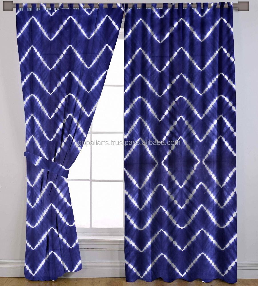 Title: The Taboo of Deep Blue Curtains