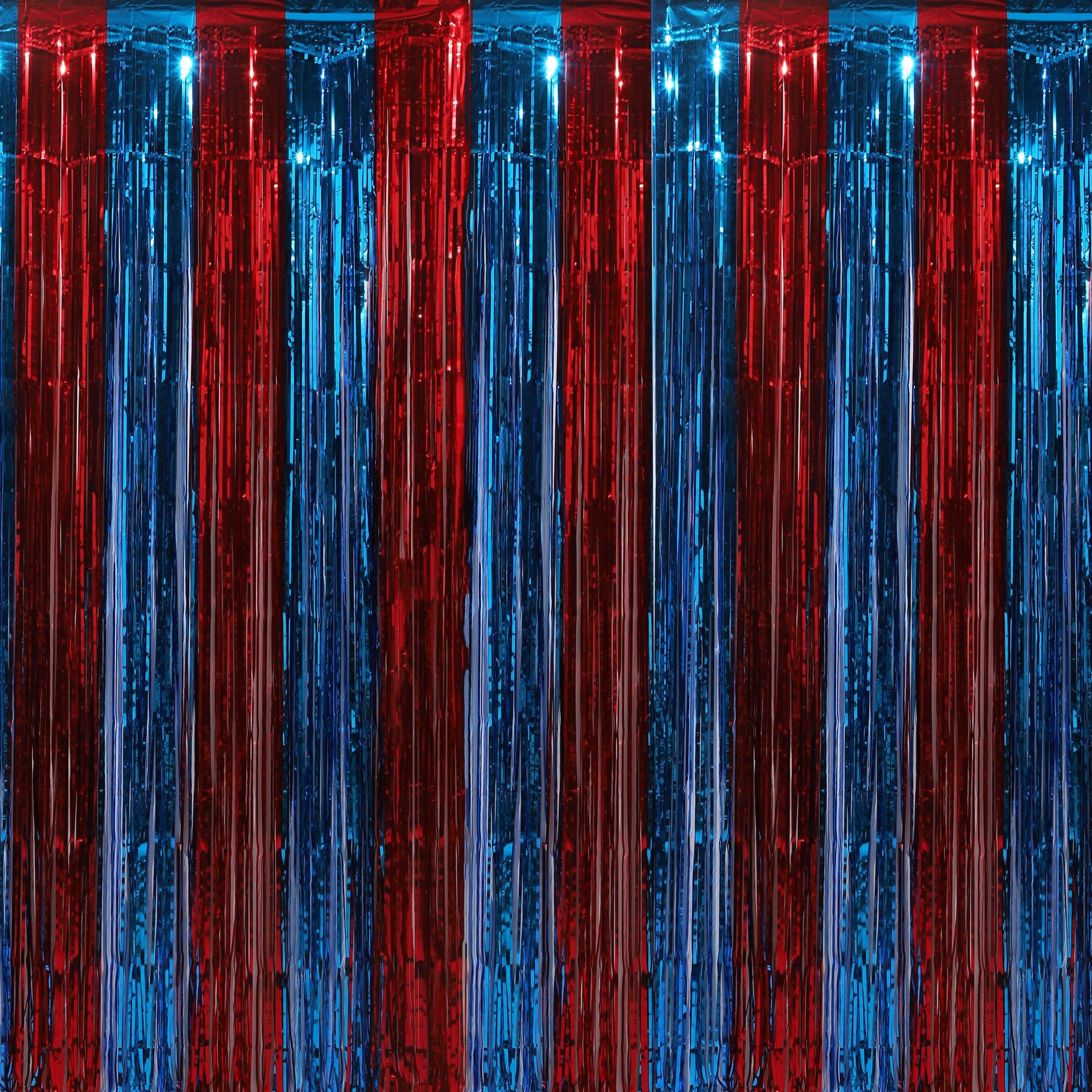 The Colorful Curtains: Red, Blue, and Green