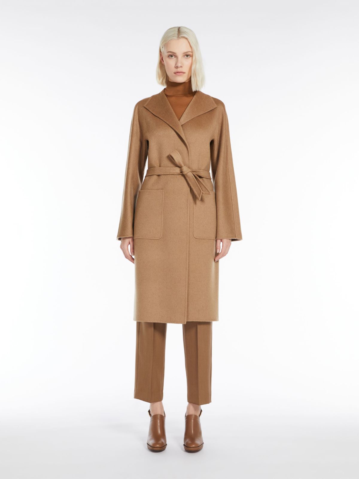 Title: The Double-Sided Cashmere Coat for Women