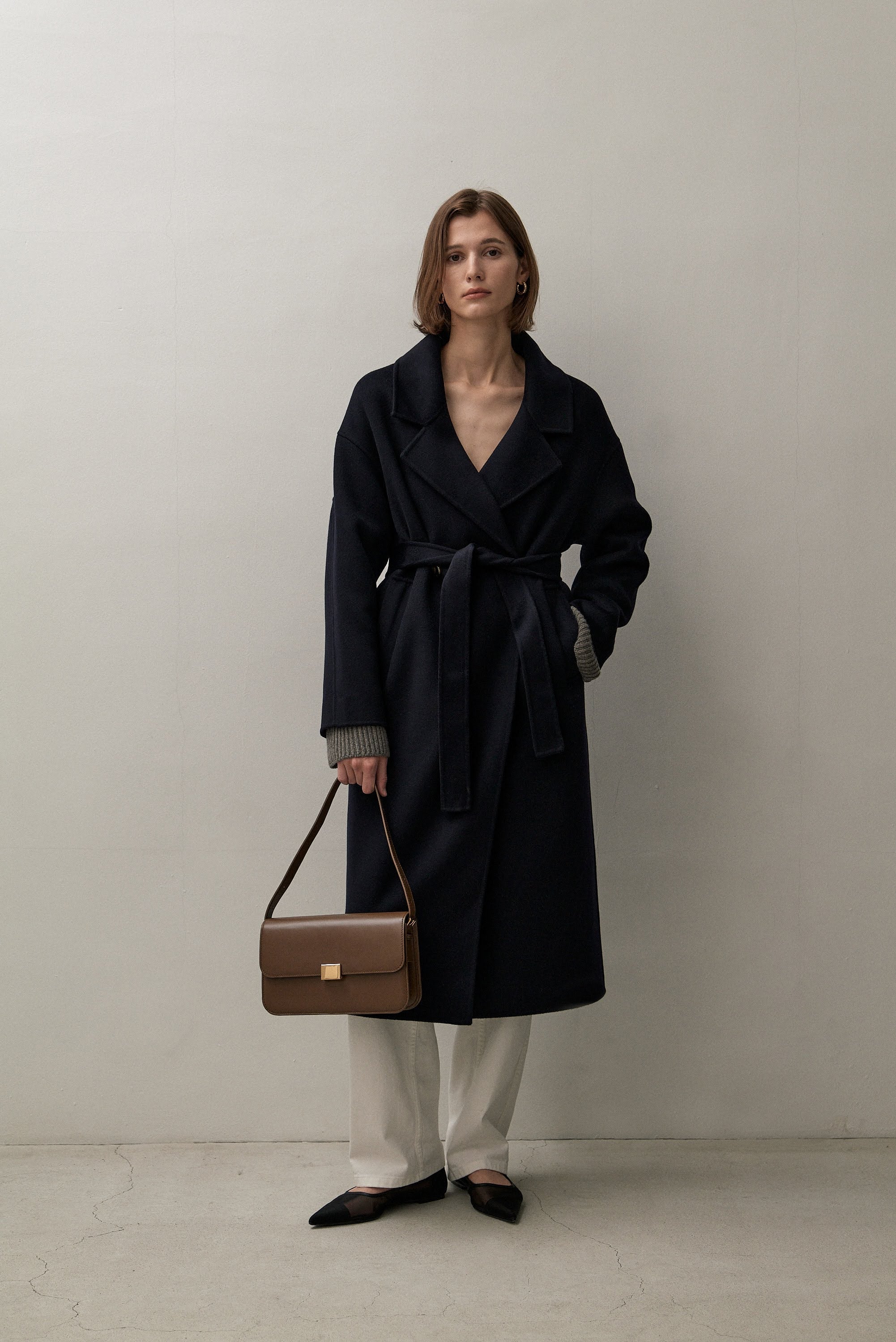 The Allure of a Blue Cashmere Coat