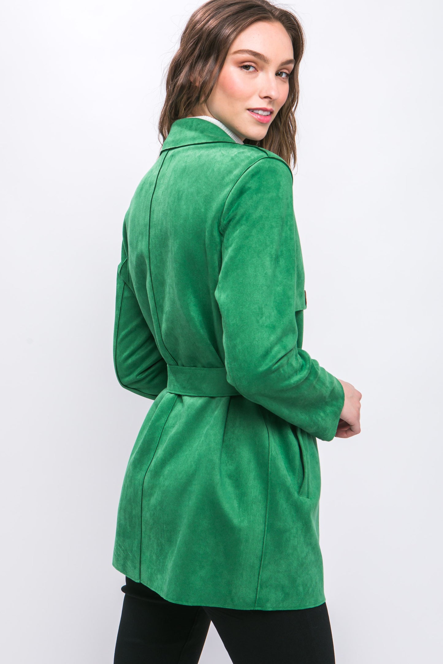 Title: The Unique Charm of Green Cashmere Coat