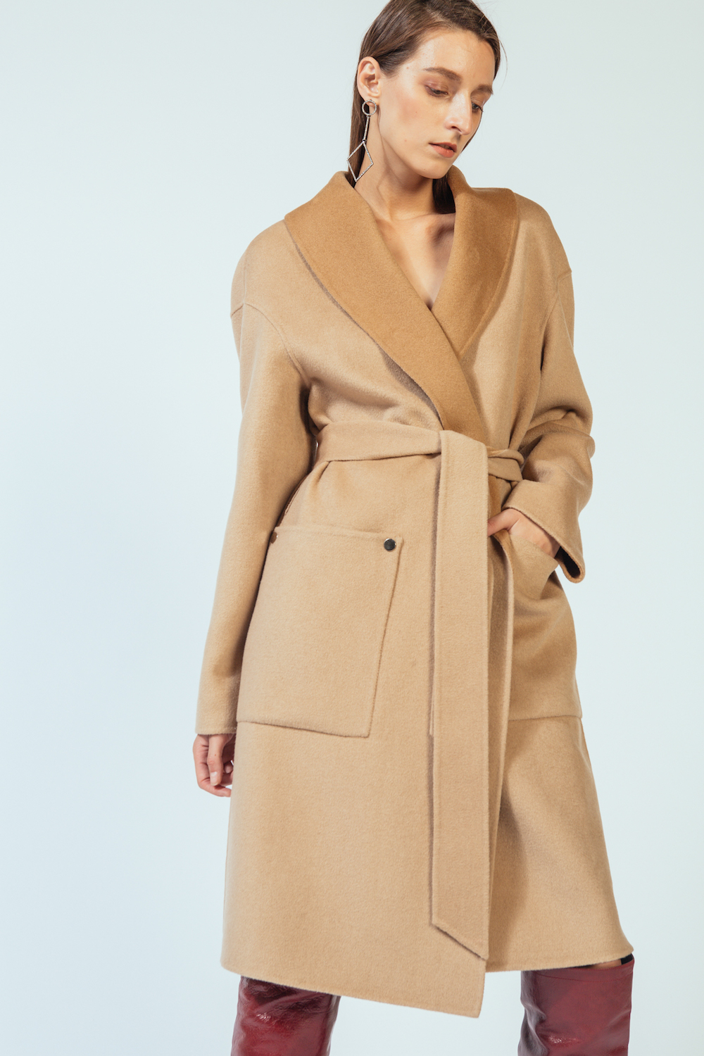 The Price of Double-Faced Cashmere Coat