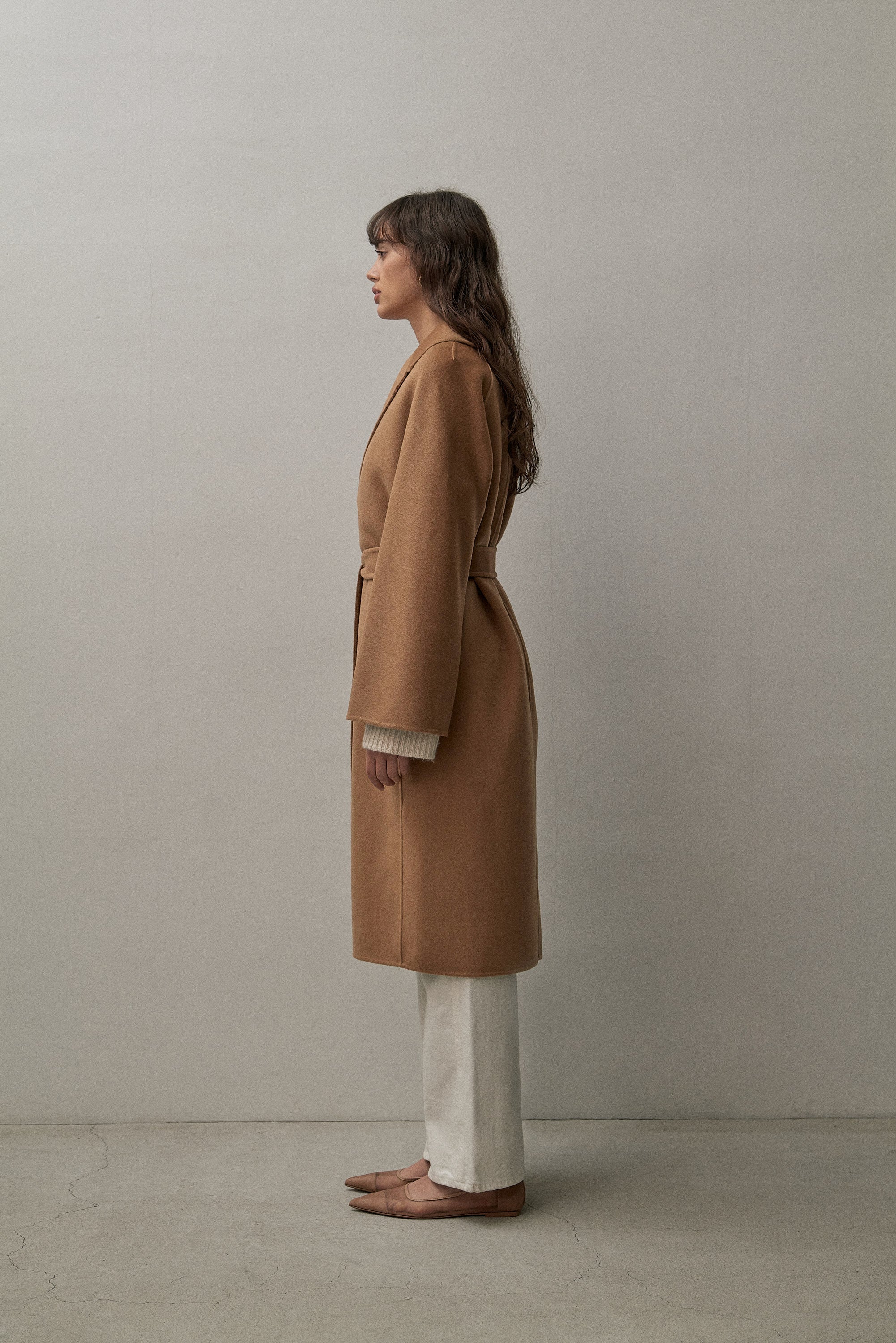 The Elegant Ladys Cashmere Coat