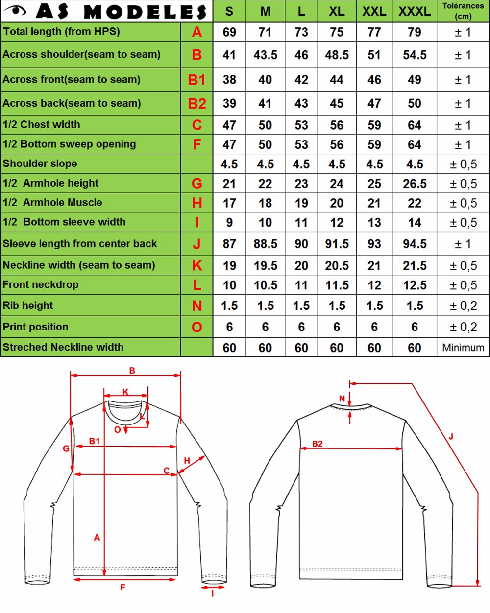 Title: Ladys Cashmere Sweater Size Chart