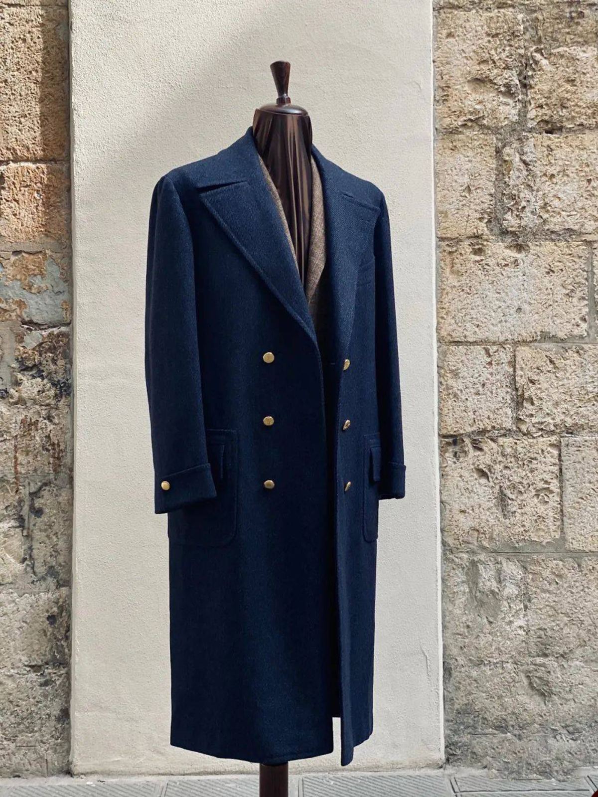 How to Style a Blue Cashmere Coat