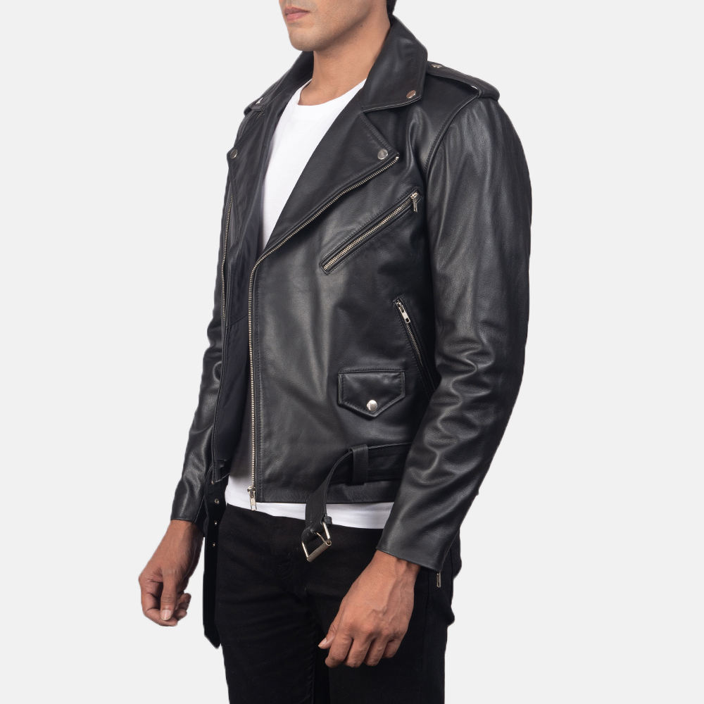 Title: The Allure of a Gentlemens Leather Jacket