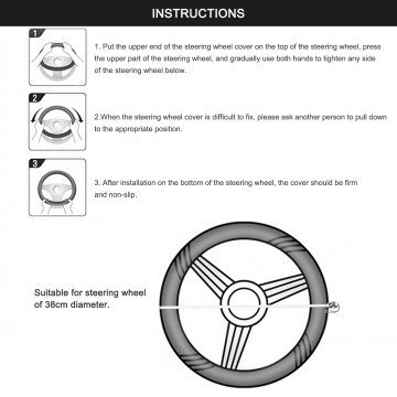 Title: The Unique Charm of Real Leather Steering Wheel Covers