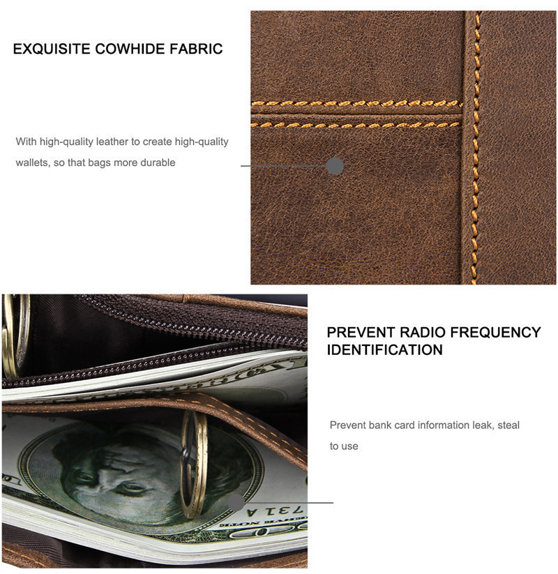 Title: The Gentlemen’s Leather Wallet: A Fashion and Functionality Staple