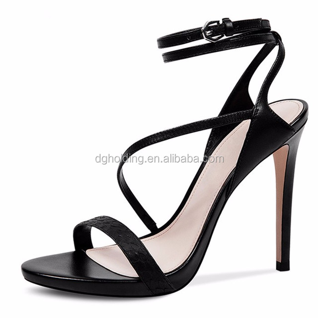 The Elegance of Real Leather High-Heeled Shoes