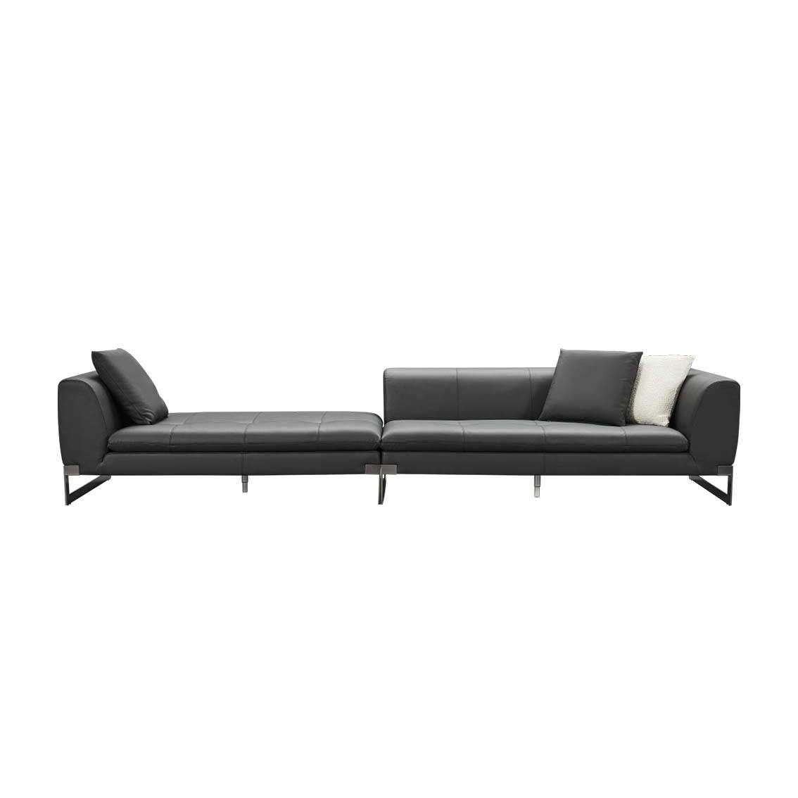 Title: IKEA Leather Sofa: Comfort and Style in One Piece of Furniture