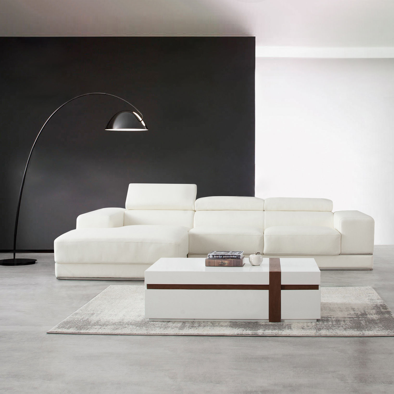 Title: The Allure of European Leather Sofa