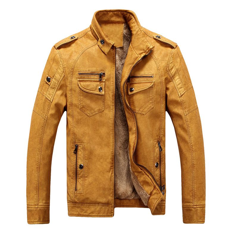 Title: The Unique Charm of Leather-lined Mens Jackets